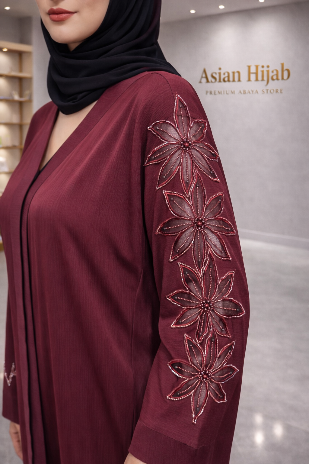 Starfire Red Abaya