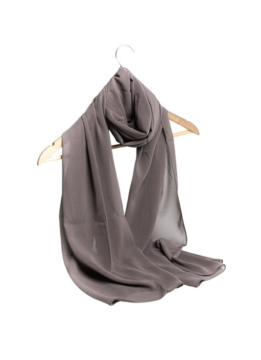 Georgette Hijab - Dusty Purple